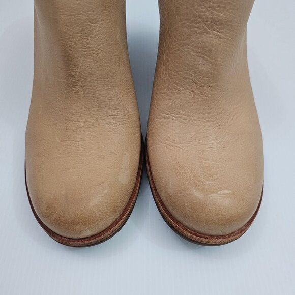 Kork Ease Challis Mules Womens 10 Tan Leather Casual Slip On Stacked Block Heel - Picture 5 of 13